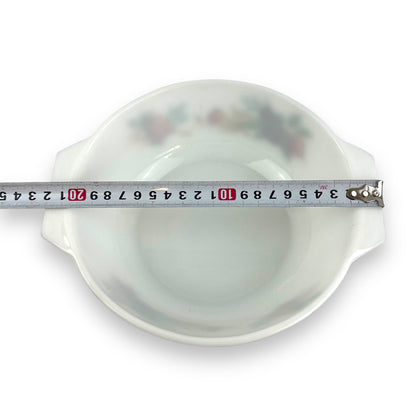 JAJ Pyrex Vegetable Patterned Dish Set - Large and Small Bowl - Made in England