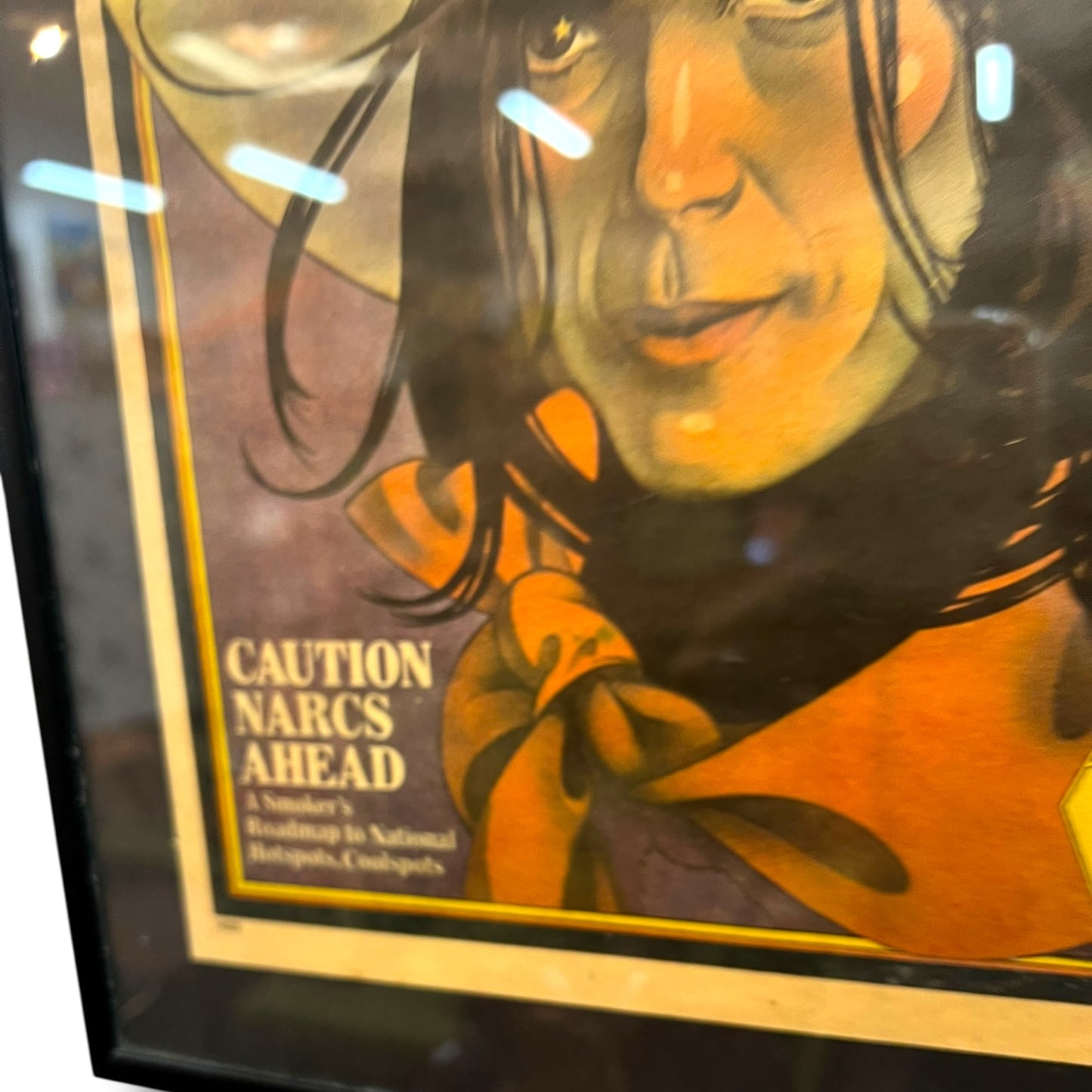 Framed 1975 Rolling Stone Magazine Cover — Neil Young Issue No. 193