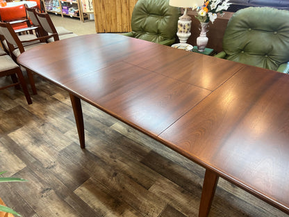 Parker Mid Century Teak Extendable Dining Table