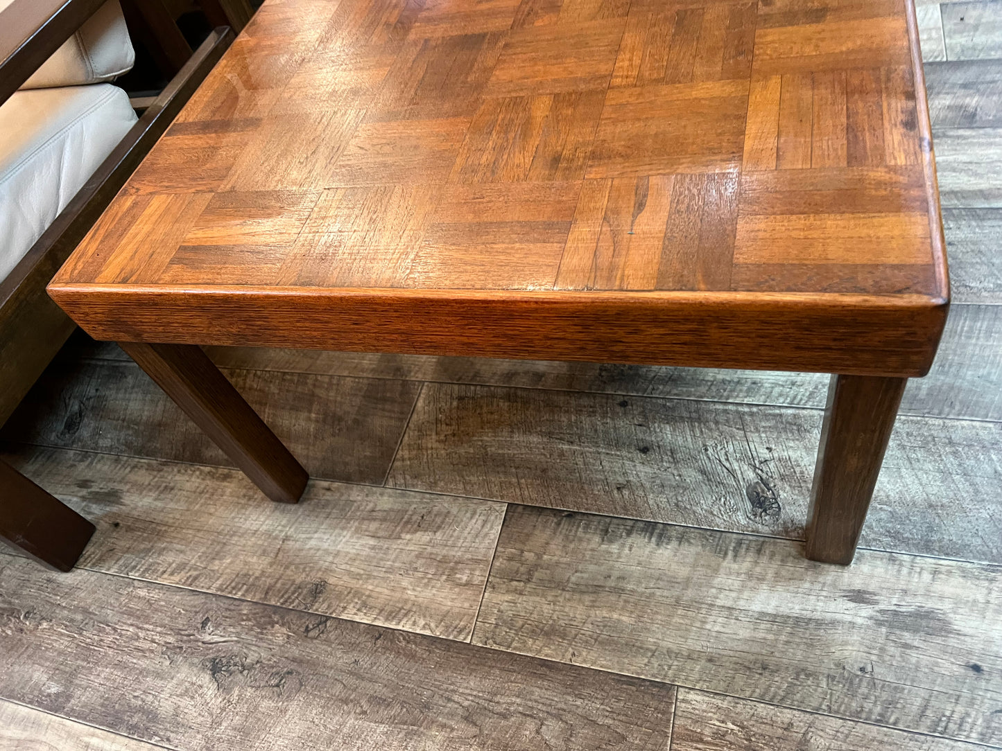 Parquetry Square Coffee Table
