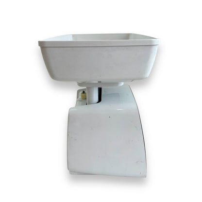 Krups white plastic kitchen scales