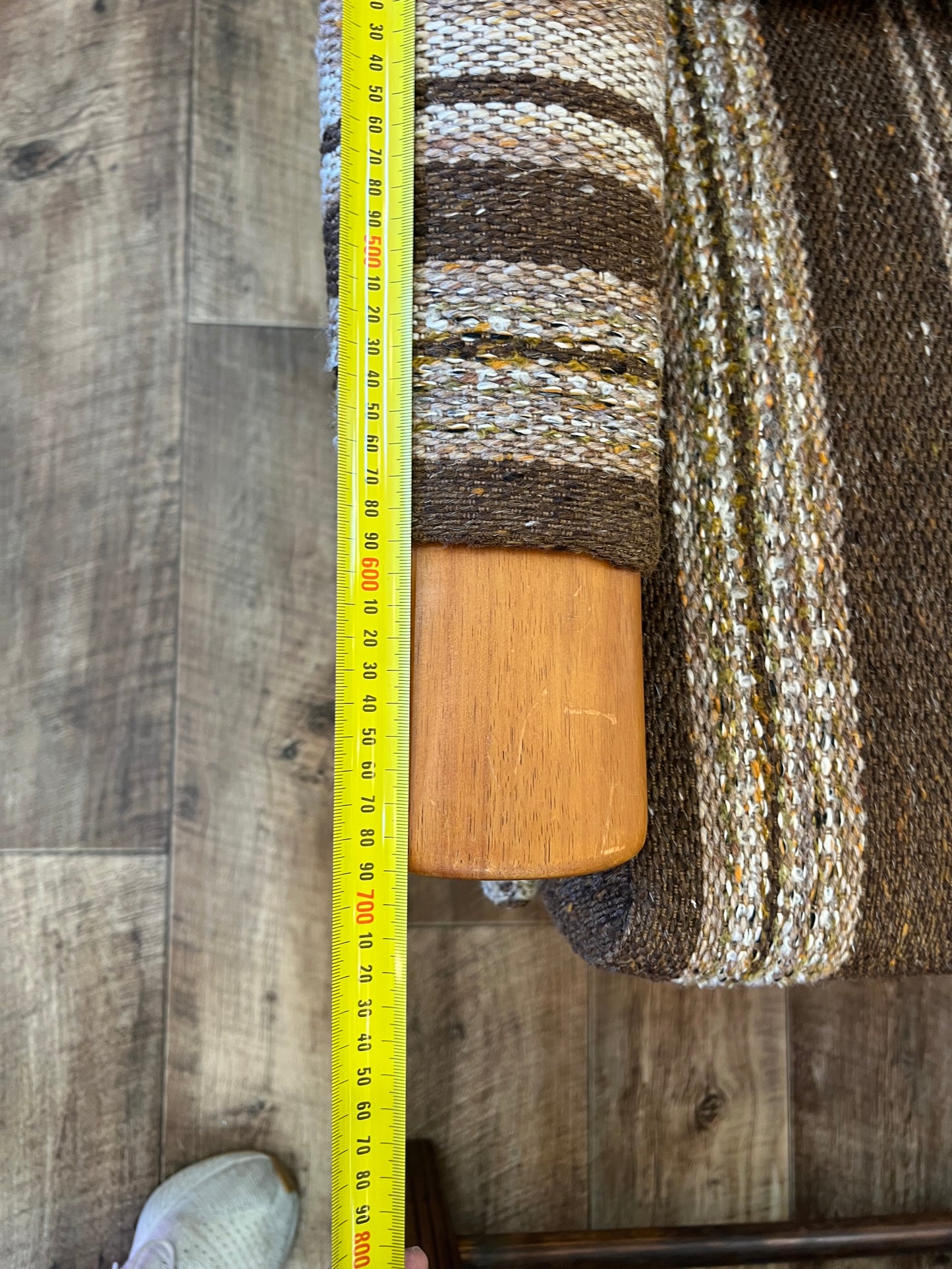 Tessa T21 Two Seater Lounge / Sofa – Brown Stripe Upholstery