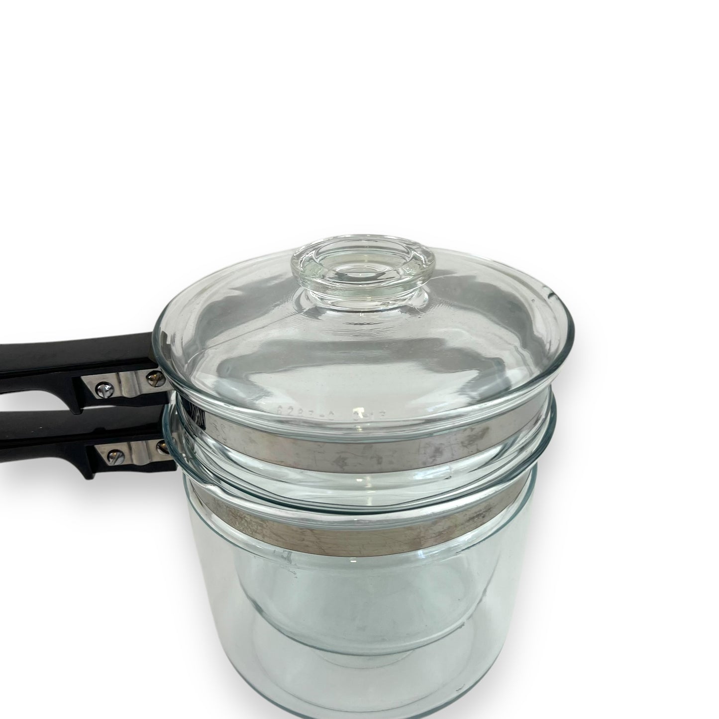 Glass Pyrex Double Boiler Pot Set