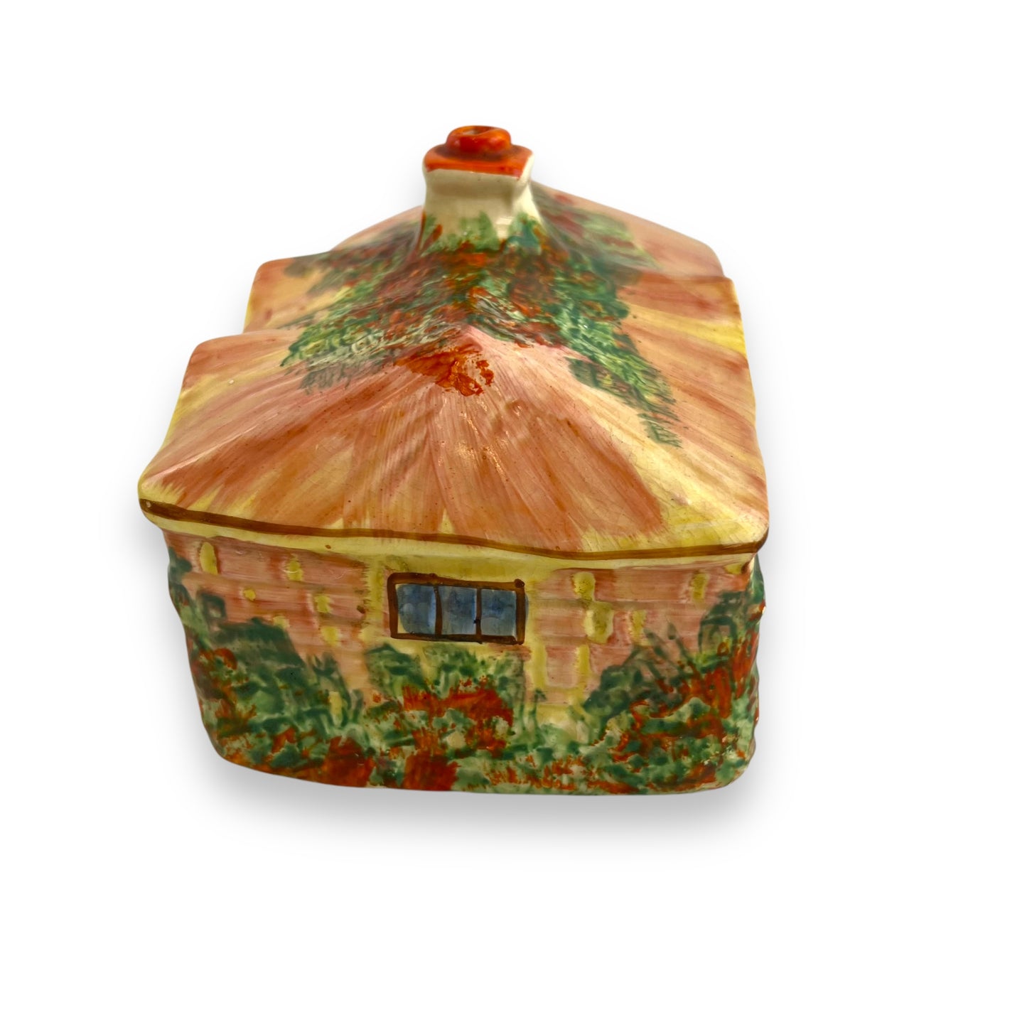 Cottage shaped butter dish lid