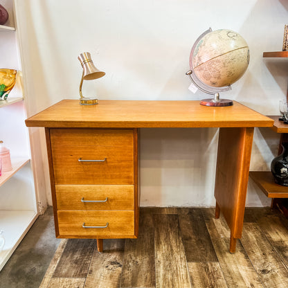 Mid-Century Desk with Three Drawers