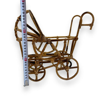 Cane Doll Pram