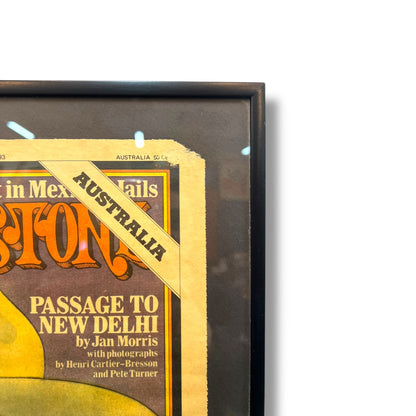Framed 1975 Rolling Stone Magazine Cover — Neil Young Issue No. 193