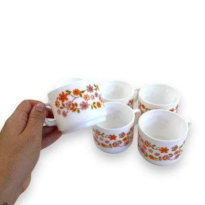 Arcopal France Flower Cup Set of 6