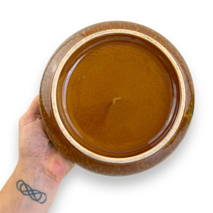 Brown Glazed Ceramic Bowl