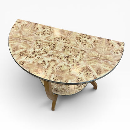 1. Burlwood Hall Table / Console Table