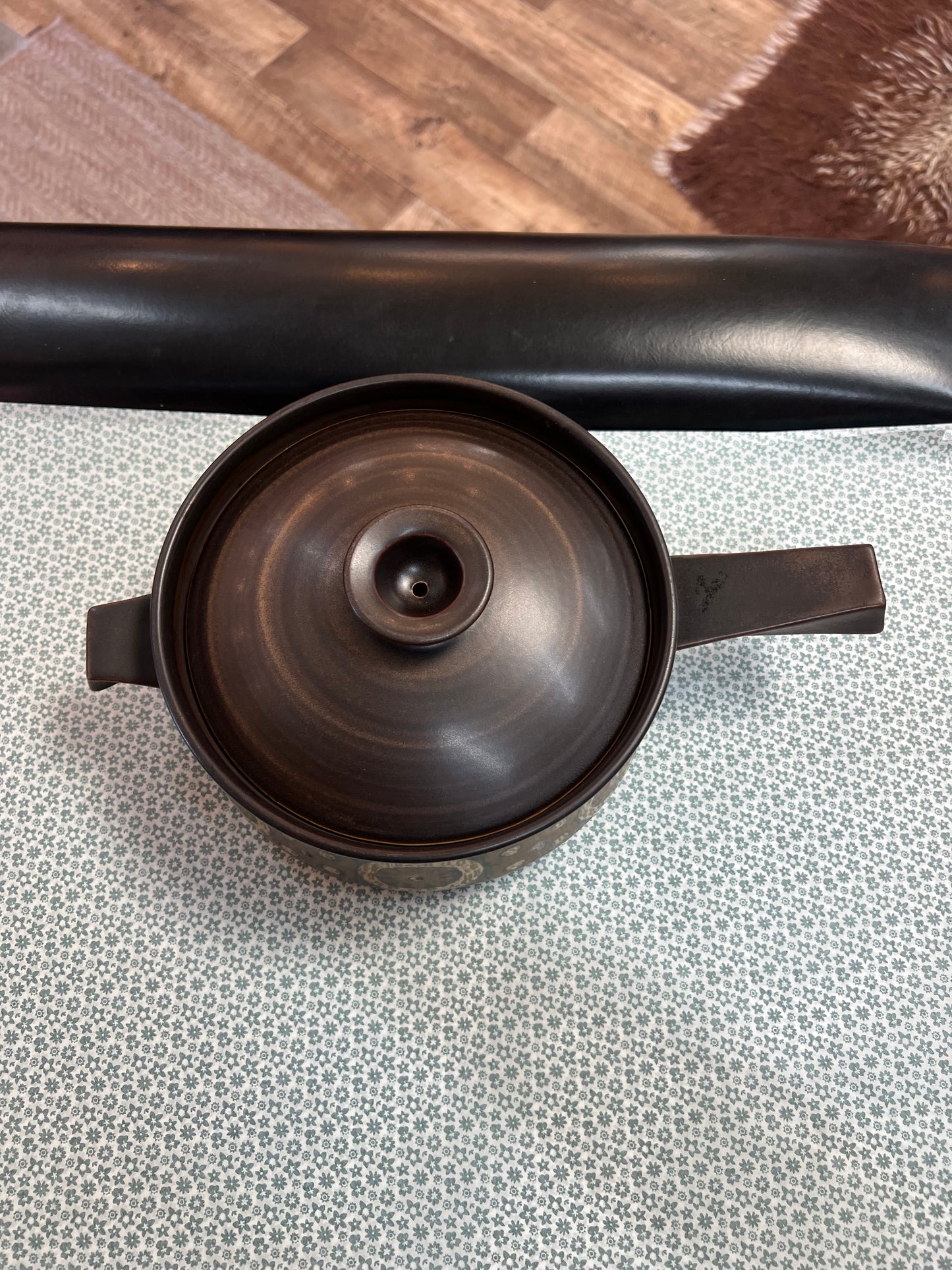 Denby Arabesque Lidded Casserole Pot – Mid Century Stoneware Cooking Dish