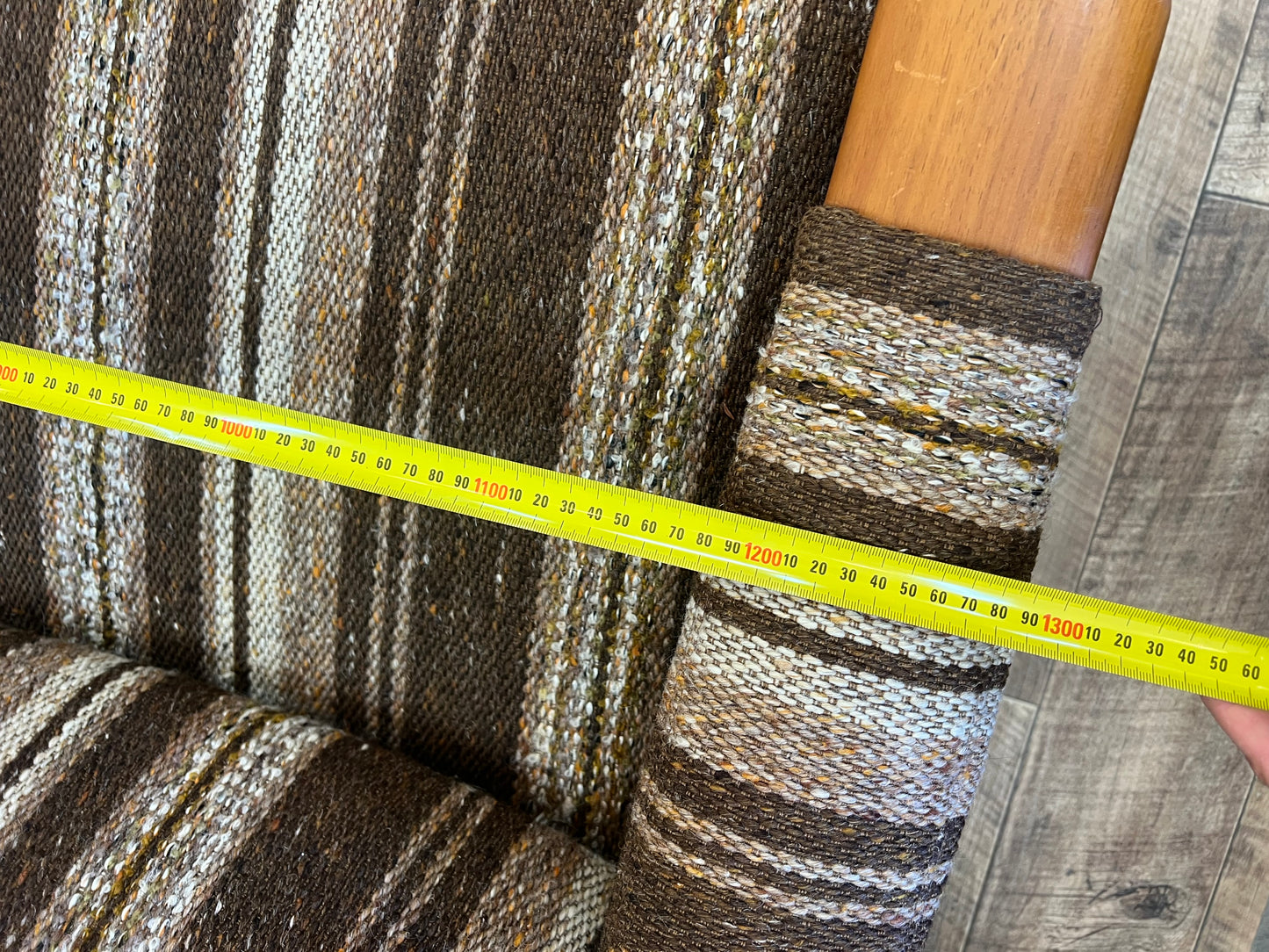 Tessa T21 Two Seater Lounge / Sofa – Brown Stripe Upholstery