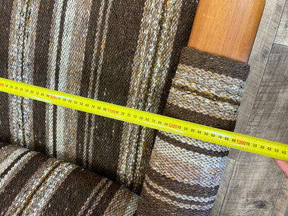 Tessa T21 Two Seater Lounge / Sofa – Brown Stripe Upholstery