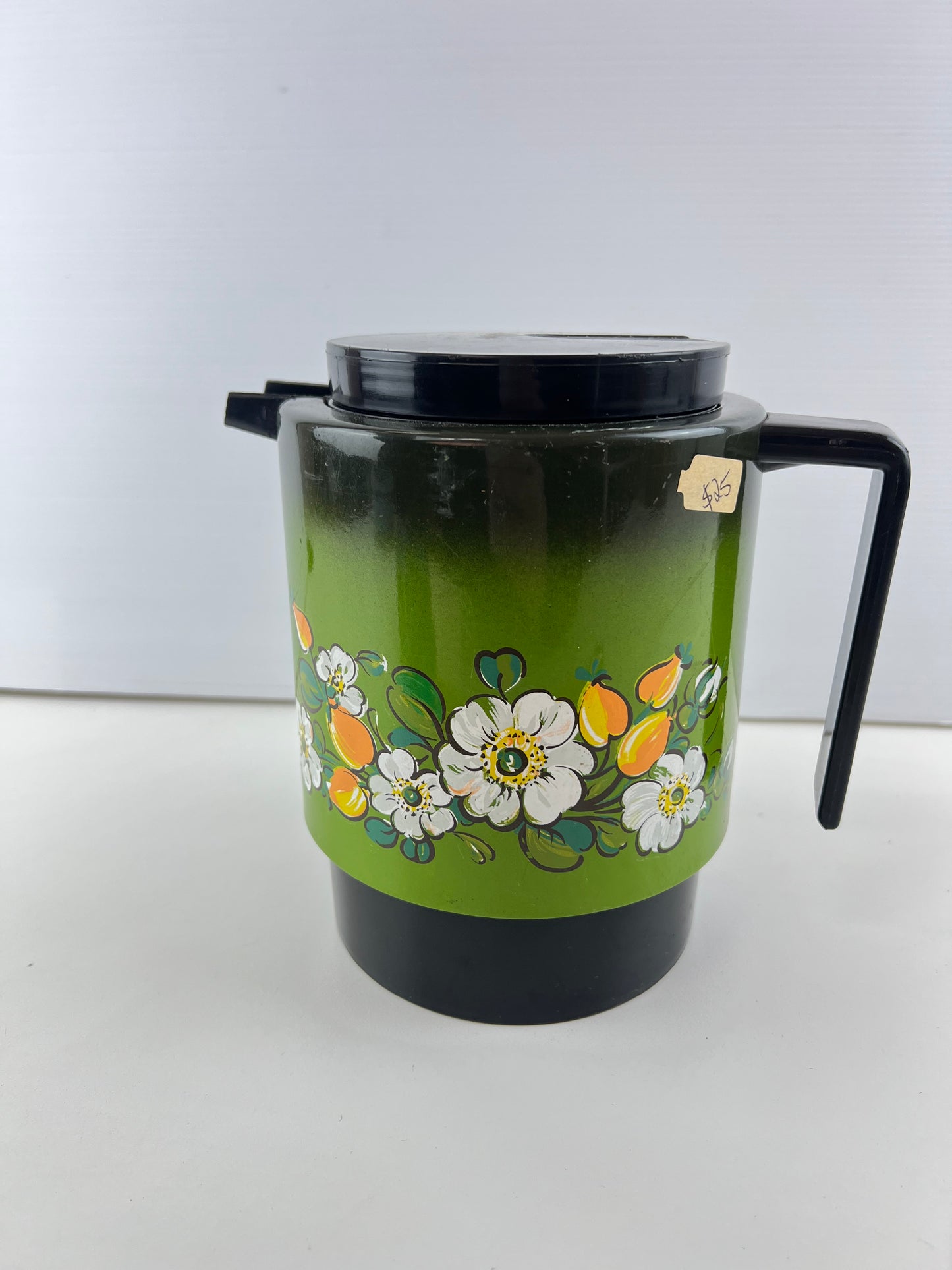 Insulated Thermos 
Green flower jug
