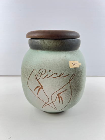 Ellis Pottery Rice Canister