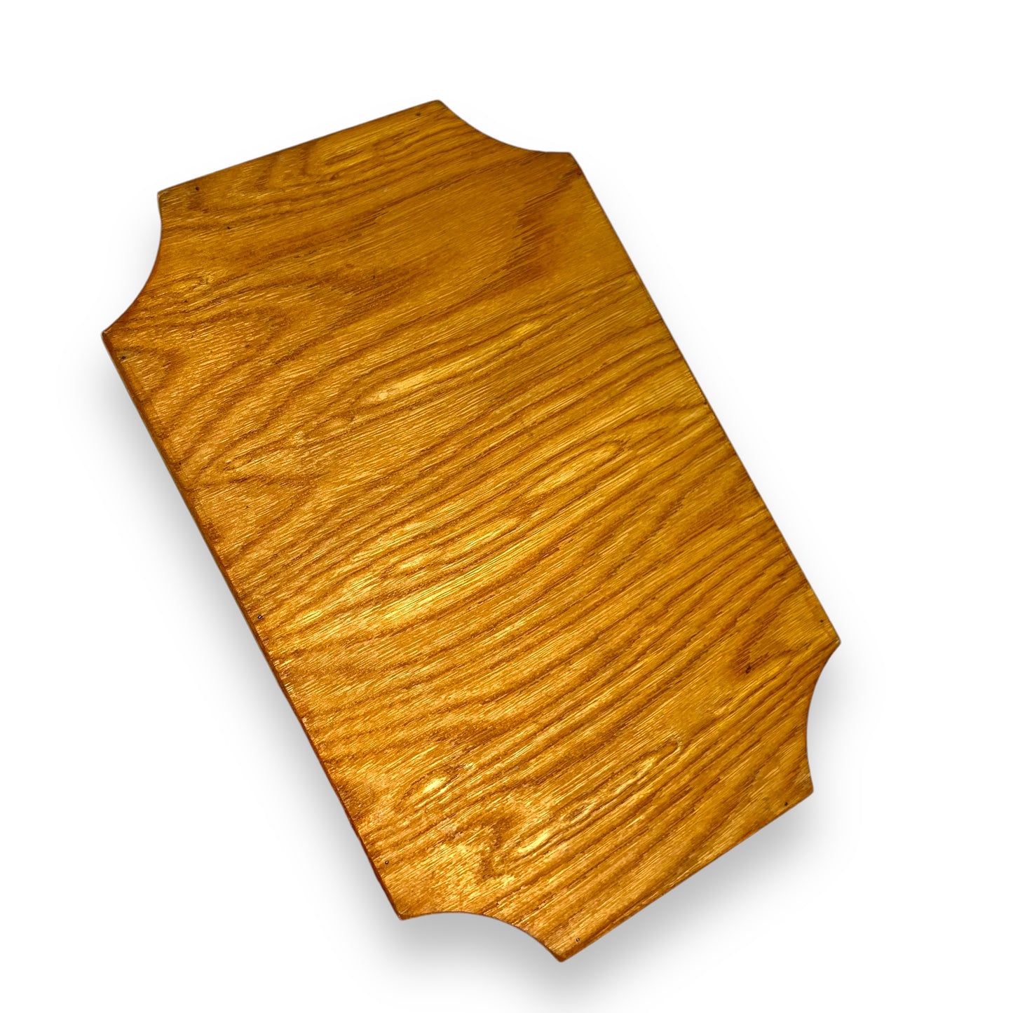 Wooden Small Tray with Bird in Center