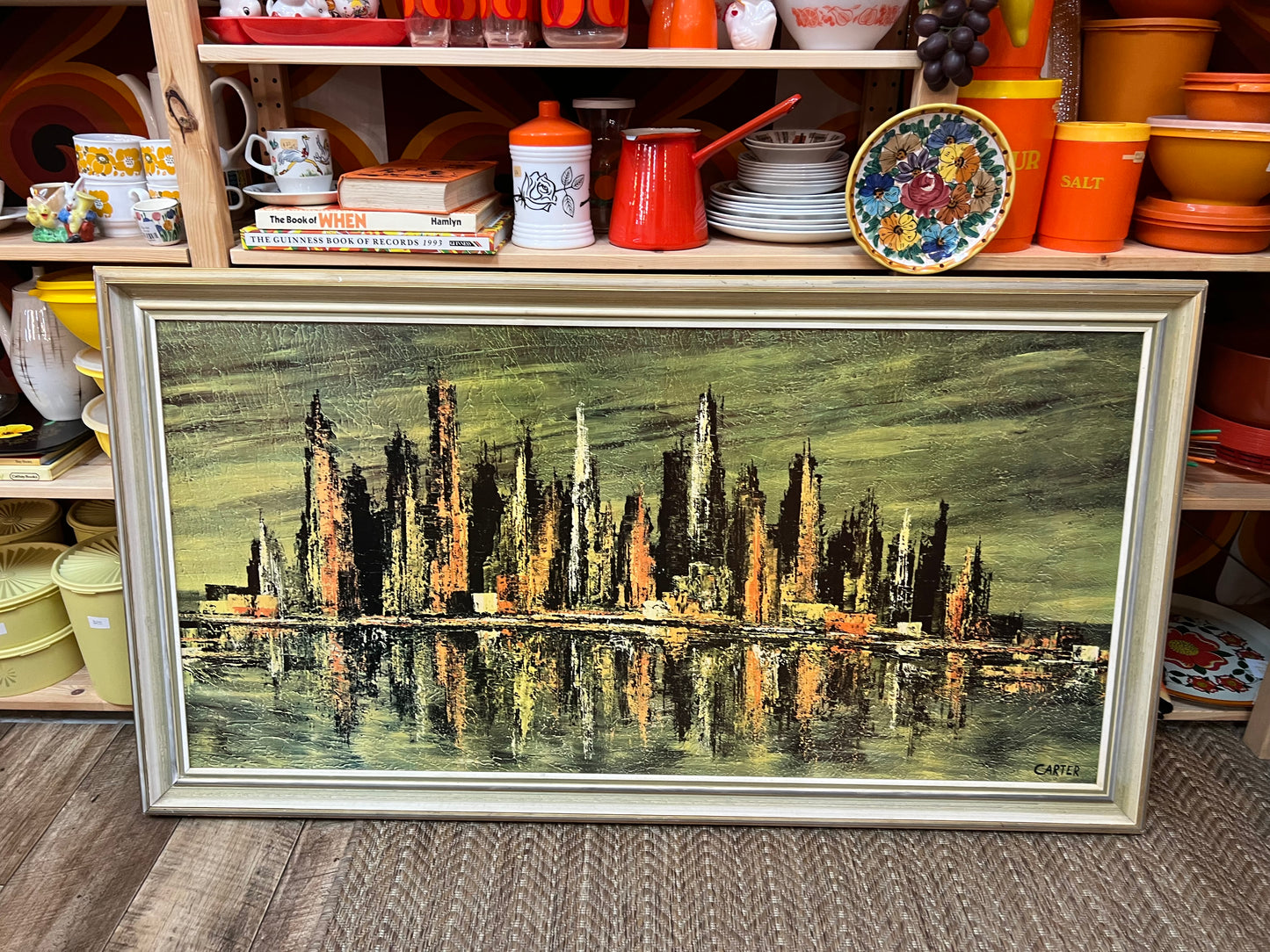 “Bronze Skyline" art print by Carter