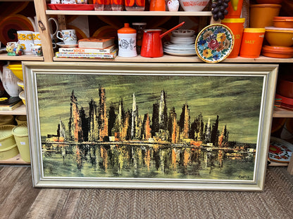 “Bronze Skyline" art print by Carter