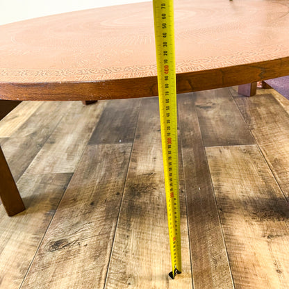 Copper Round Coffee Table