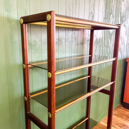 Brass & Timber Display Shelf