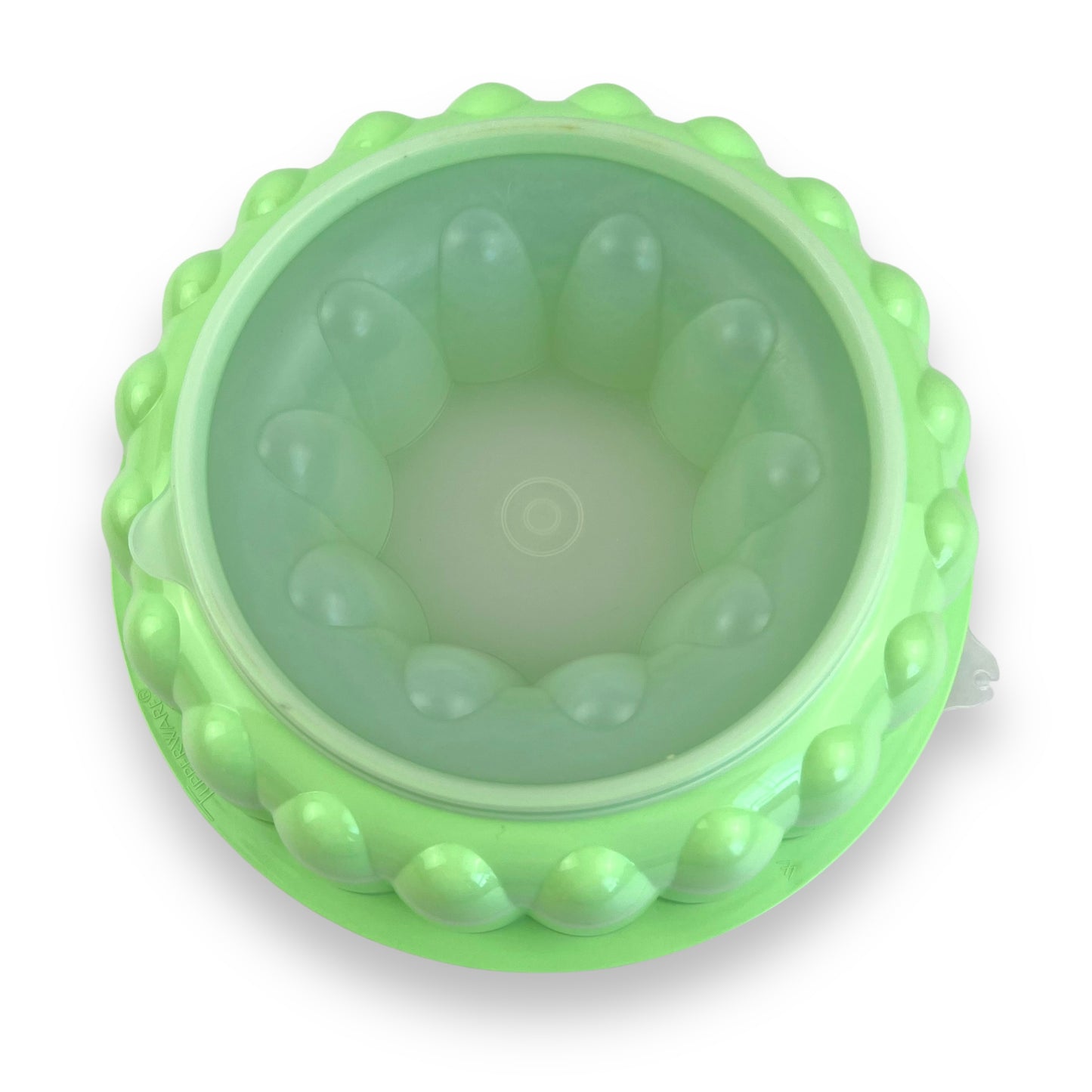Green Tupperware Jelly Mould