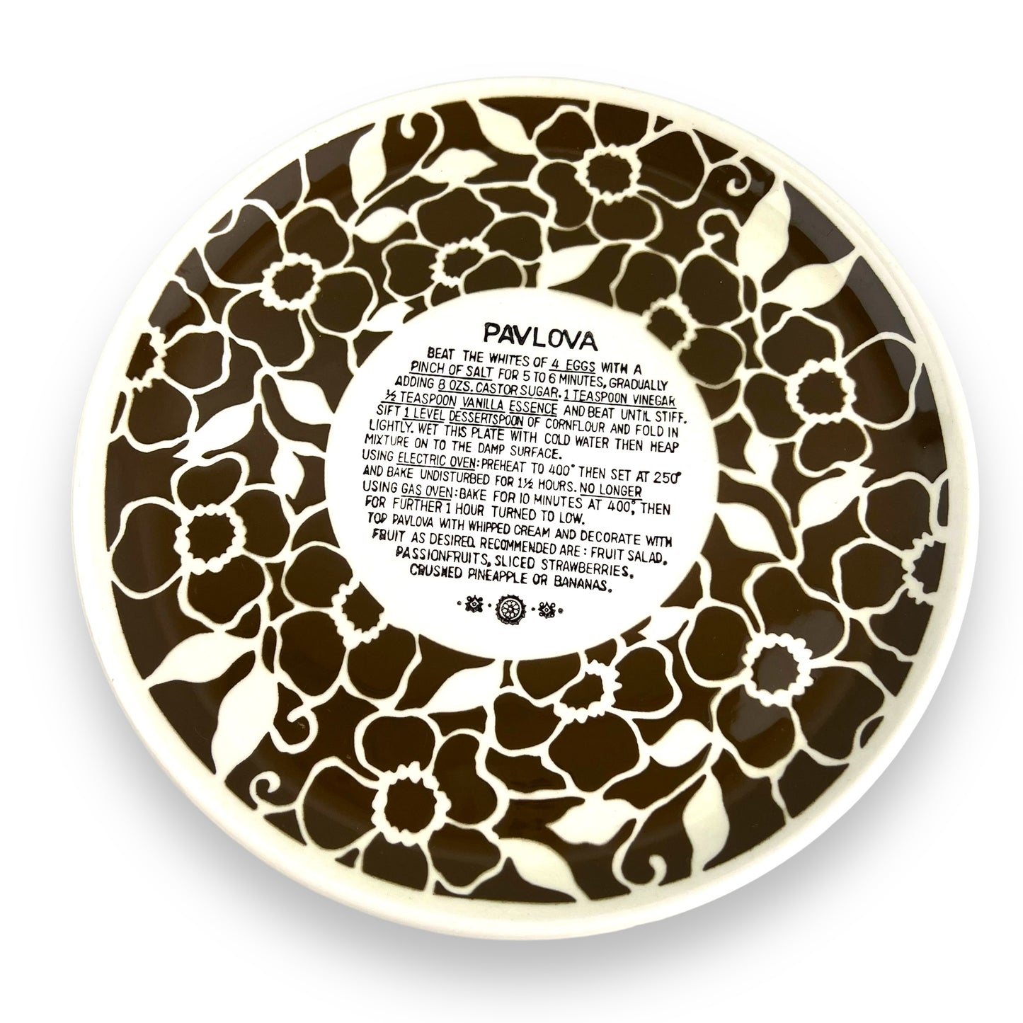 Recipe for Pavlova Plate - Made in Japan