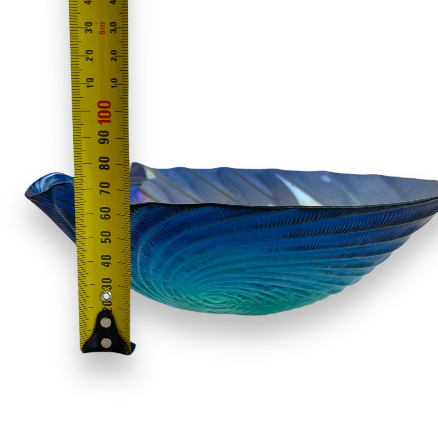 Auya Blue Glass Shell Bowl
