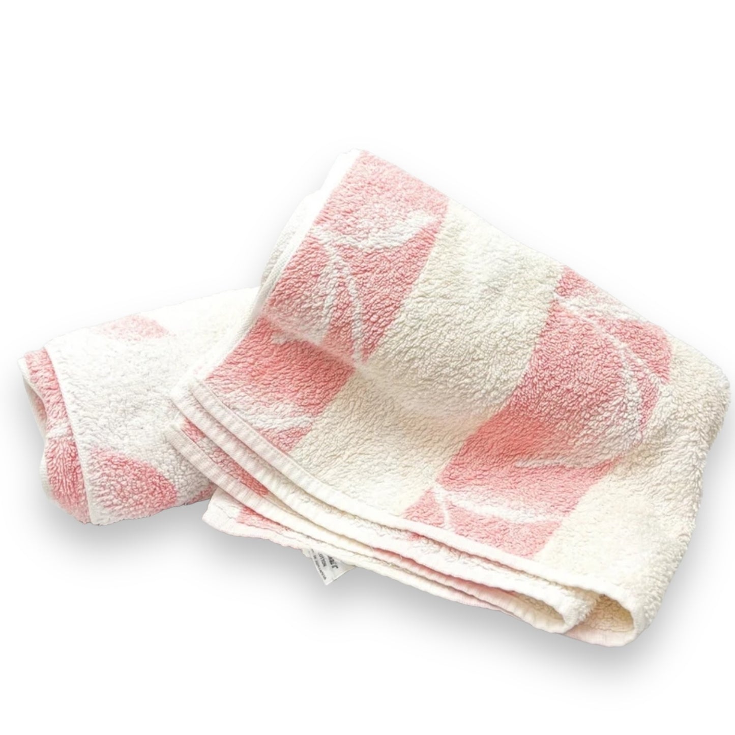 Vintage Pink & White Towel set of 2 - Made in Australia by Target