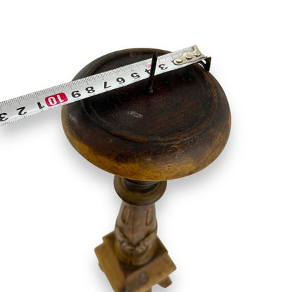 Wooden Candlestick Holder