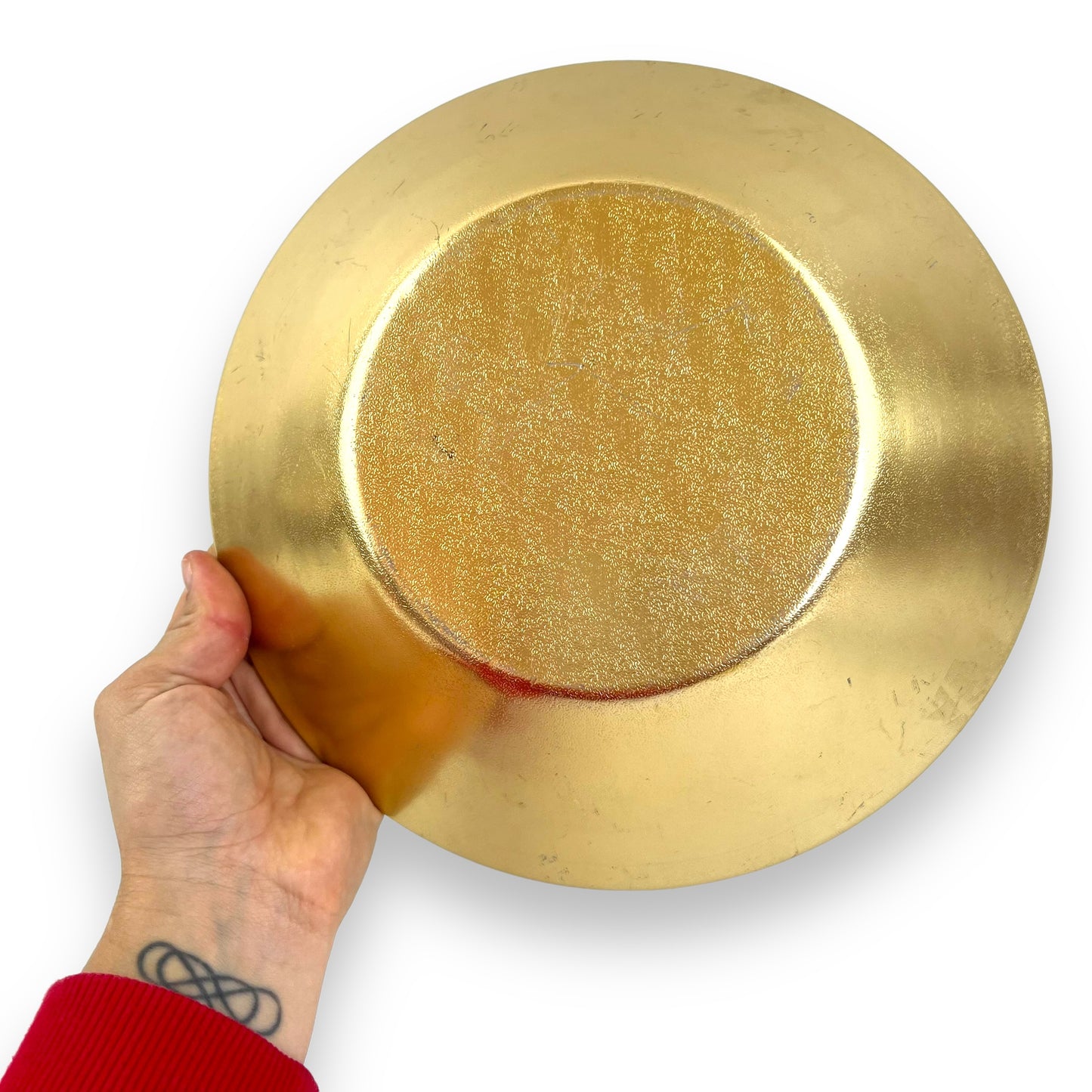 Mosaic Stone Bowl with Gold Base