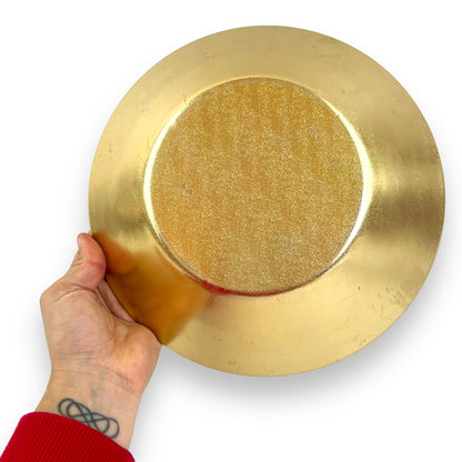 Mosaic Stone Bowl with Gold Base