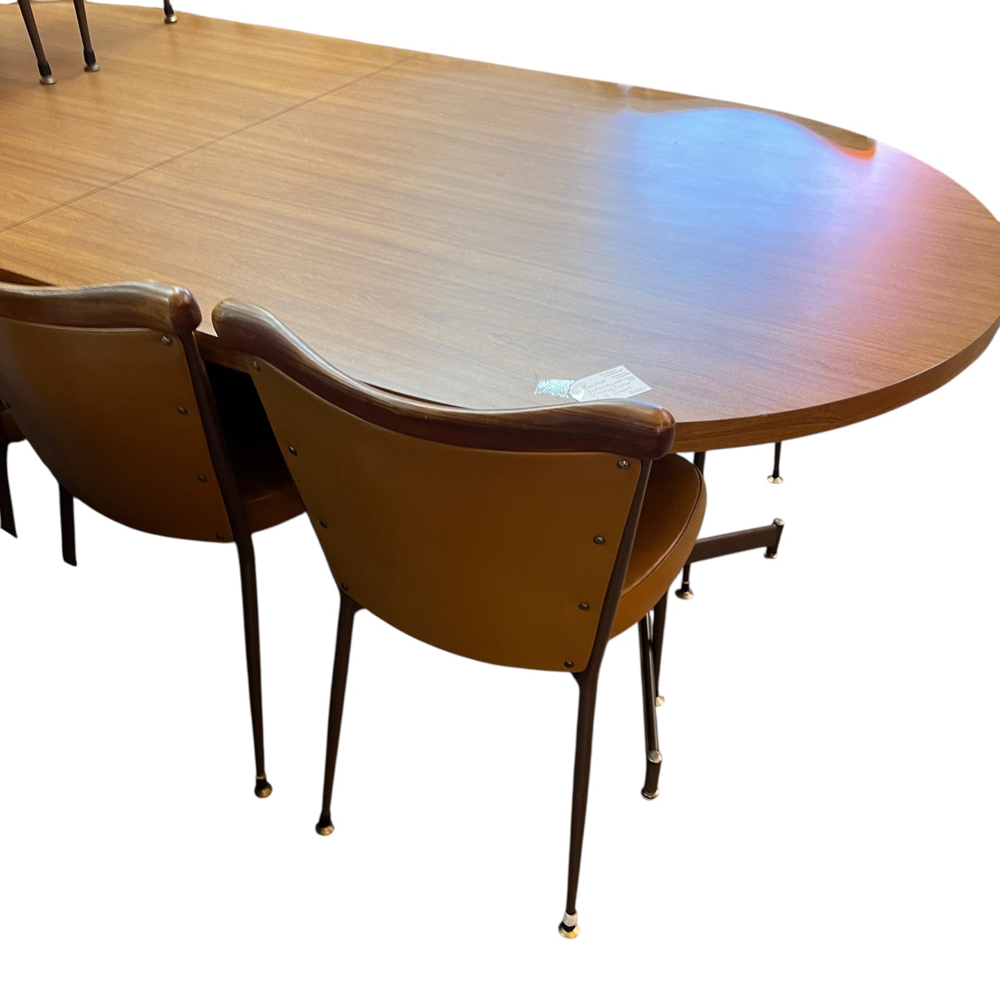 Kendall Mid-Century Extendable Dining Table & 10 Chairs