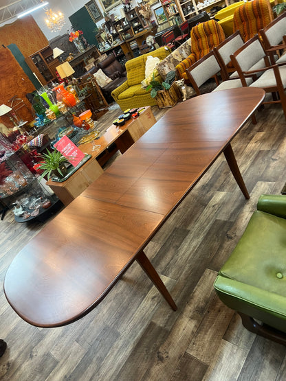 Parker Mid Century Teak Extendable Dining Table