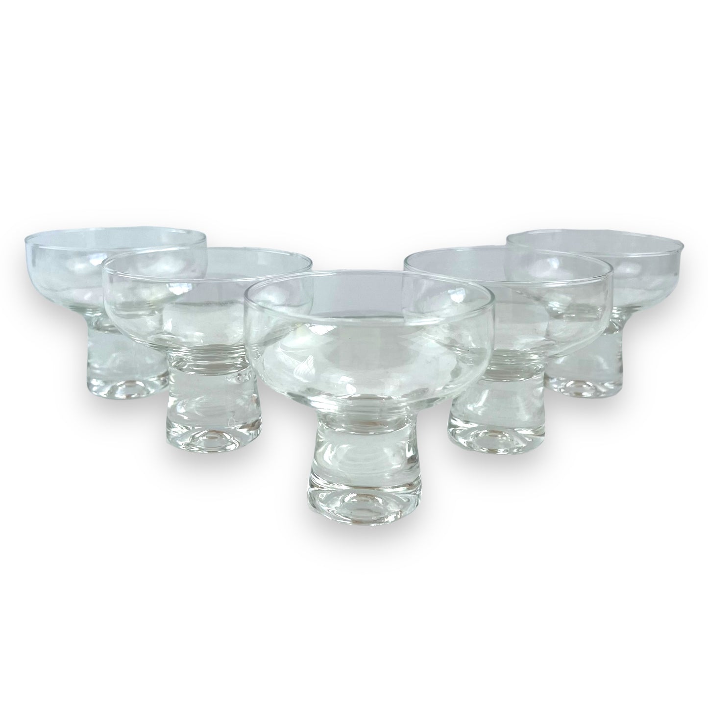Crown Corning 'Regis' champagne and dessert coupe set of 5