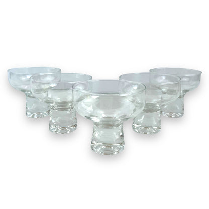 Crown Corning 'Regis' champagne and dessert coupe set of 5