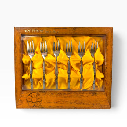 Wiltshire Dessert Fork Set in Box
