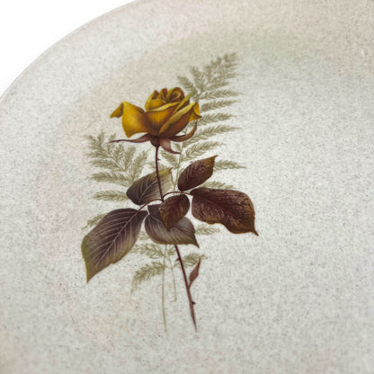 Johnson Australia Yellow Rose Dinner Plate