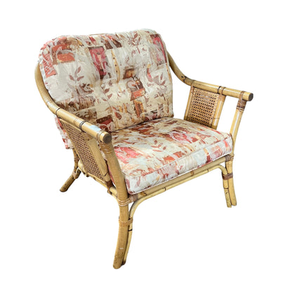 Cane single lounge chair