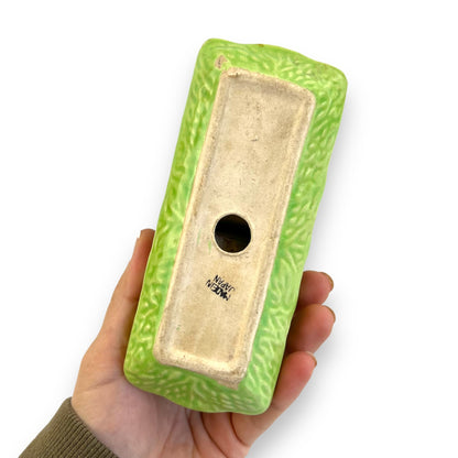 Manto Ware Green Leaf pattern Ceramic Toast Rack