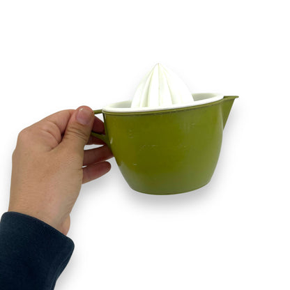 Green & White Plastic Citrus Juicer