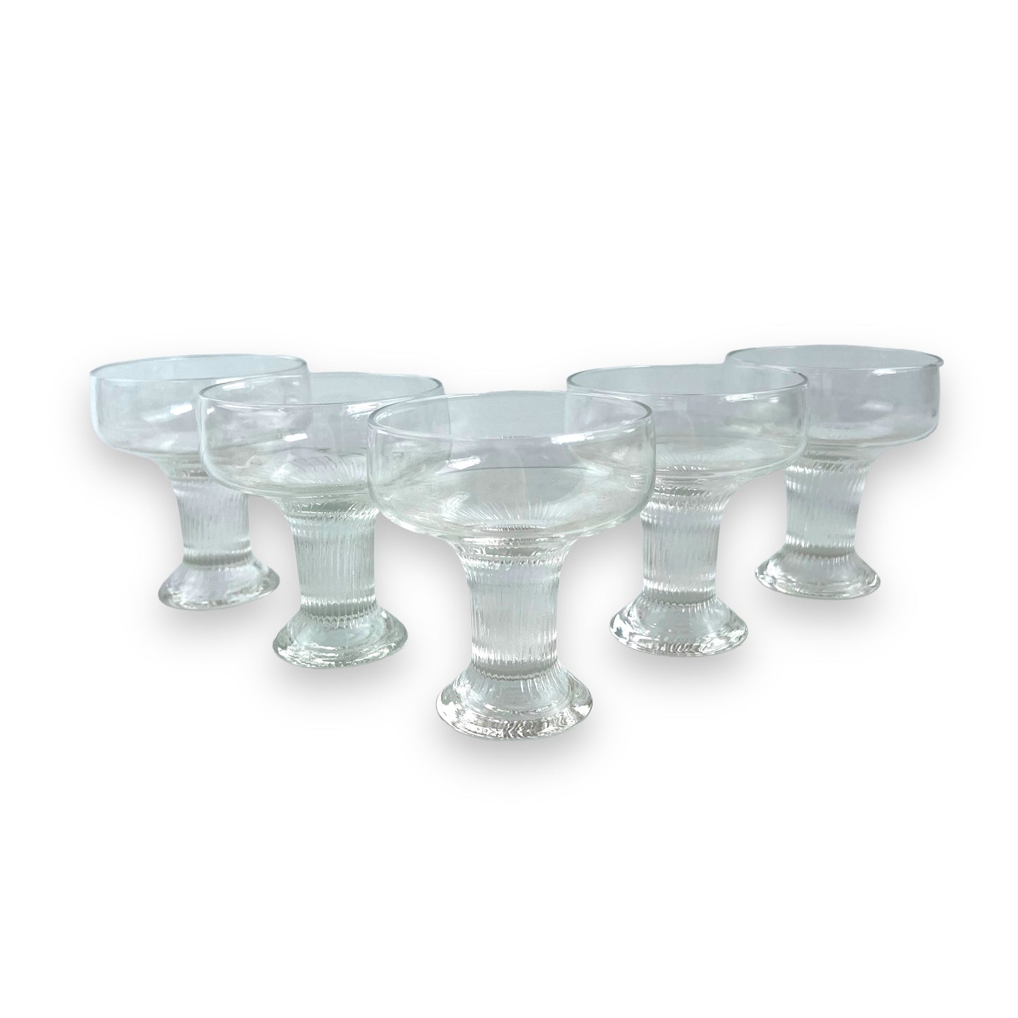 Crown Corning 'Oslo' Champagne Coupe Glass set of 5