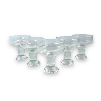 Crown Corning 'Oslo' Champagne Coupe Glass set of 5
