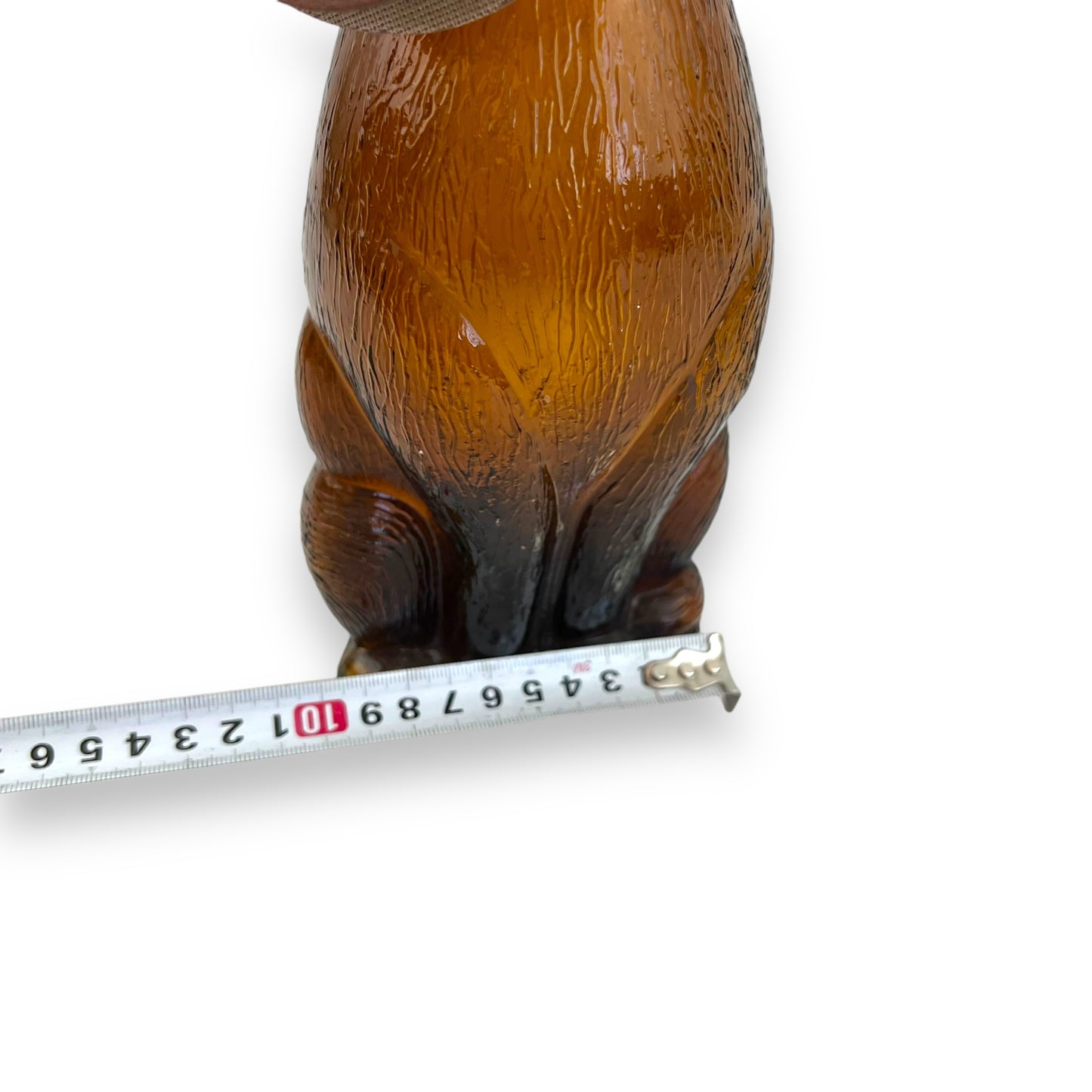Amber Glass Dachshund Decanter