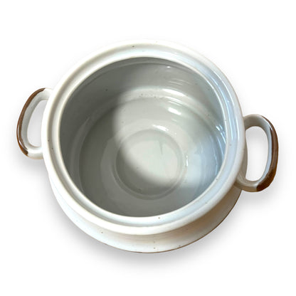 La Provence Ceramic Casserole Dish with Lid - Stoneware Floral Design - Made in Korea