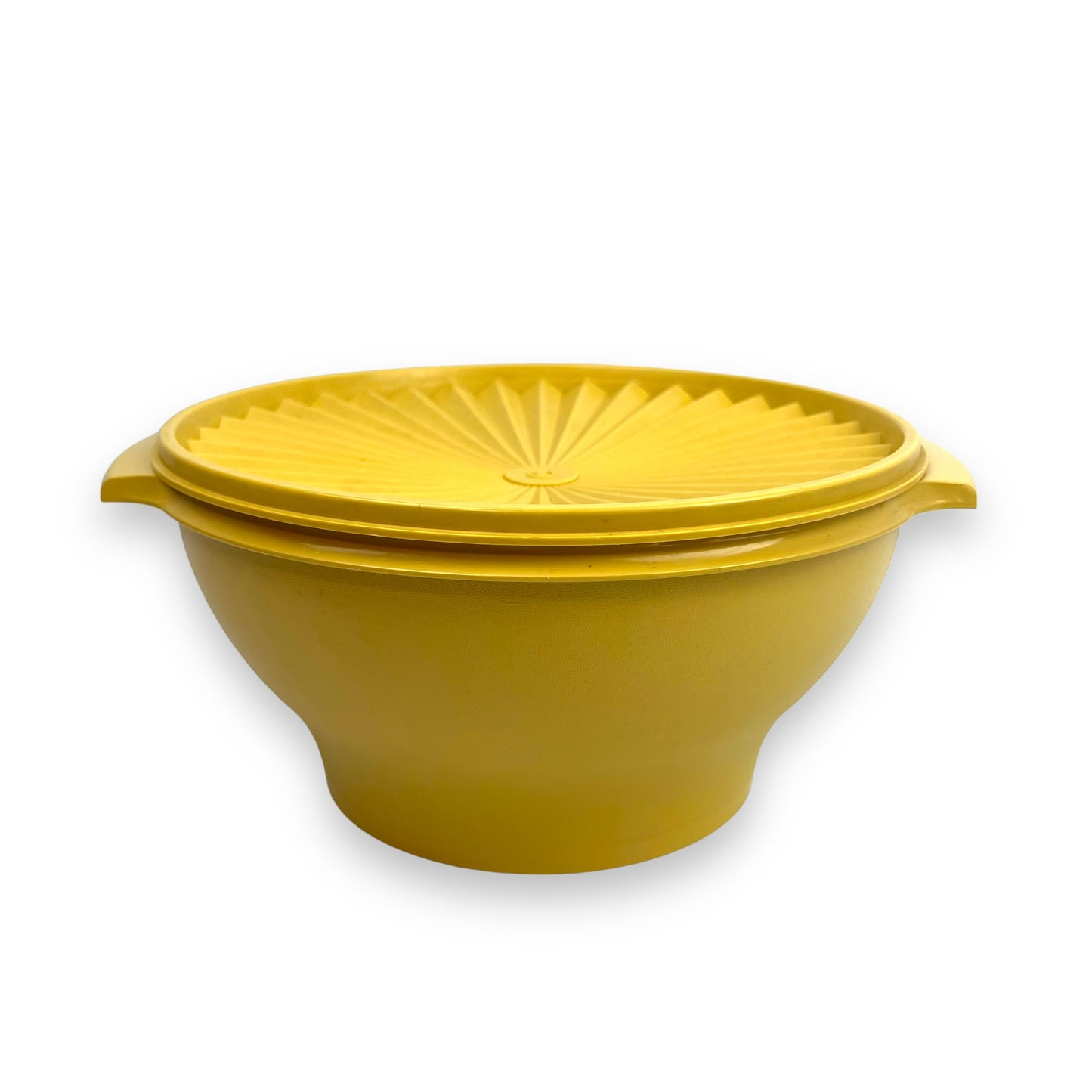 Yellow Tupperware Storage Bowl with lid