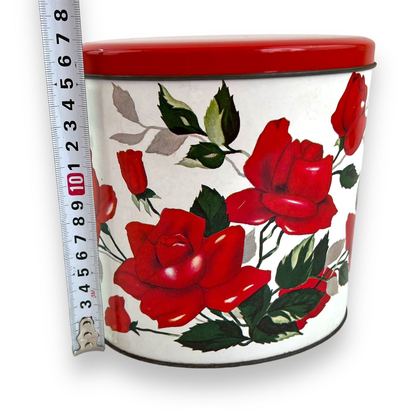 Willow Australia Oval Red Rose Tin
