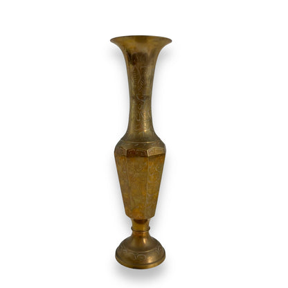 Tall Brass Vase