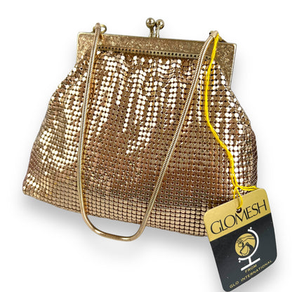 Glomesh Gold Mesh Bag in Original Box - New Unused