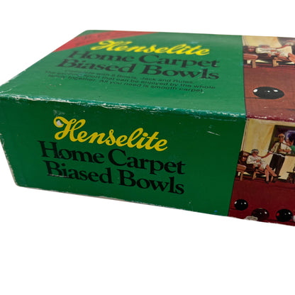 Henselite home carpet biased bowls set in original box