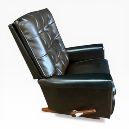 Jason La-Z-Boy Recliner Armchair – Brown Vinyl